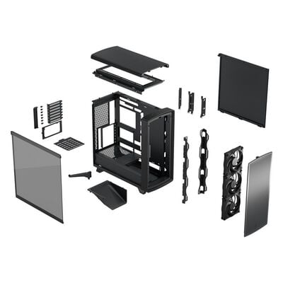 Fractal Design  Summit Blackout TG Light Tint FD-C-SUM1A-05 (E-ATX ガラスパネル ブラックアウト) 