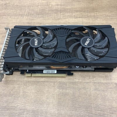 【宇都宮鶴田店】中古  Palit GeForce RTX 2060 SUPER DUAL NE6206S018P2-1160X(RTX2060SUPER 8GB) 3480036114