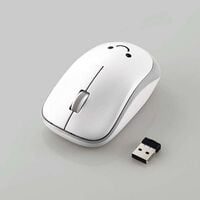 エレコム  M-IR07DRKWH (抗菌省電力 ワイヤレスIRマウス 3ボタン ホワイト) 
