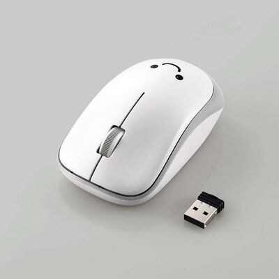 エレコム  M-IR07DRKWH (抗菌省電力 ワイヤレスIRマウス 3ボタン ホワイト) 