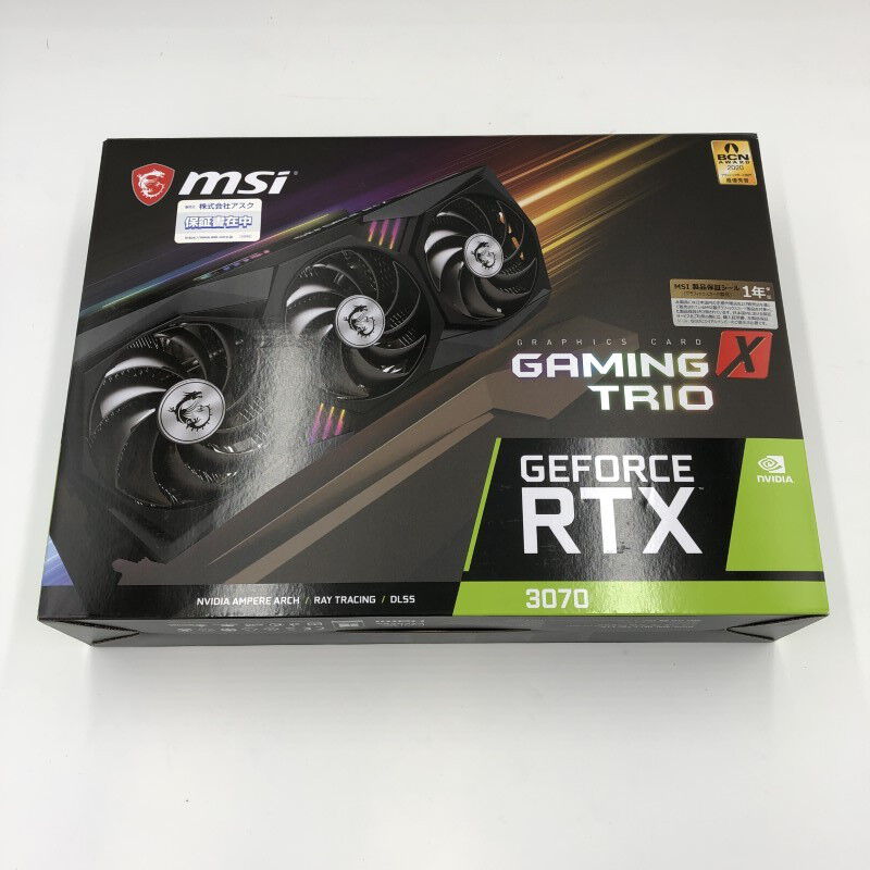 中古 MSI GeForce RTX 3070 GAMING X TRIO (RTX3070 8G) 143901