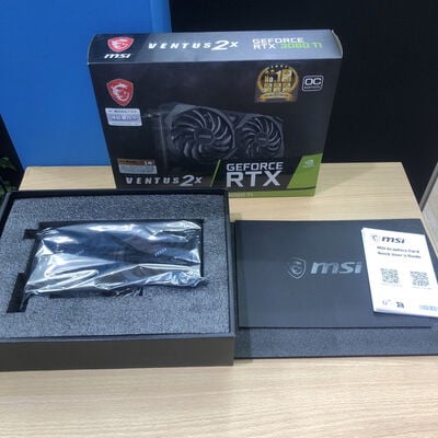 【甲府飯田店】中古  MSI GeForce RTX 3060 Ti VENTUS 2X 8GD6X OC (RTX3060Ti 8GB) 4720002108 