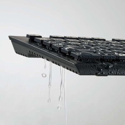 エレコム  洗える 抗菌 Bluetoothキーボード TK-WS03BMKBK 