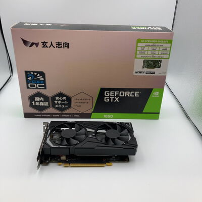 【甲府飯田店】中古  玄人志向 GF-GTX1650D6-E4GB/DF3 (GTX1650 4G GDR6) 4720003316 