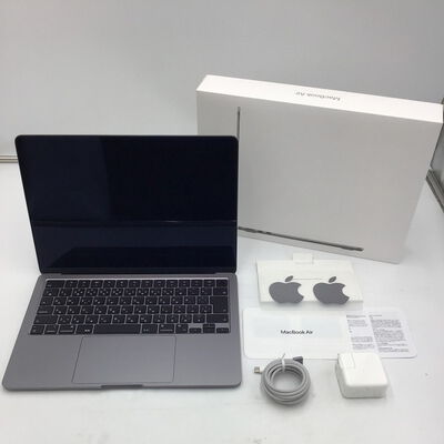 【白山FM松任店】中古  MacBook Air 13インチ 2024 M2 (8CPU/8GPU) メモリ16GB SSD256GB MC7U4J/A スペースグレイ 4950002431 