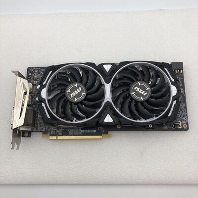 【甲府飯田店】中古  MSI Radeon RX 580 ARMOR 8G OC 8G(RX580 8G GDR5 OC) 4720002592 
