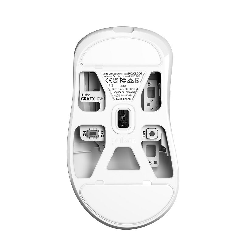 Pulsar Xlite CrazyLight Medium Uyuni White (PXLCL202) ｜ パソコン