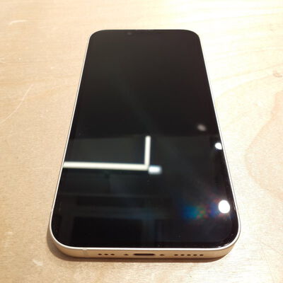 【鹿児島店】中古  【docomo版SIMフリー】Apple iPhone14 6.1インチ 128GB (スターライト) MPUQ3J/A 154870 