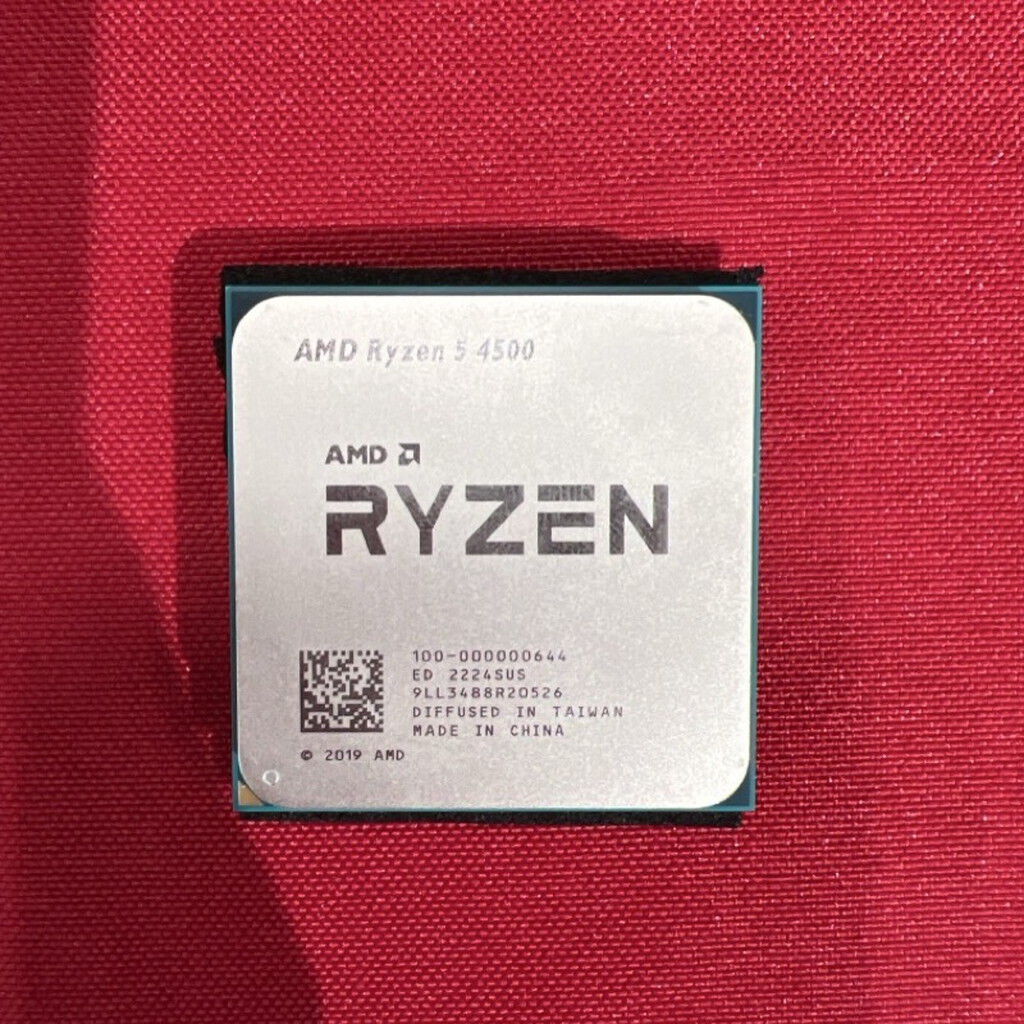 ジャンク品　AMD Ryzen 5 4500 CPU AM4 AMD Ryzen 5 4500 Processor (3.6 GHz, 6 Cores, Socket AM4) - 100