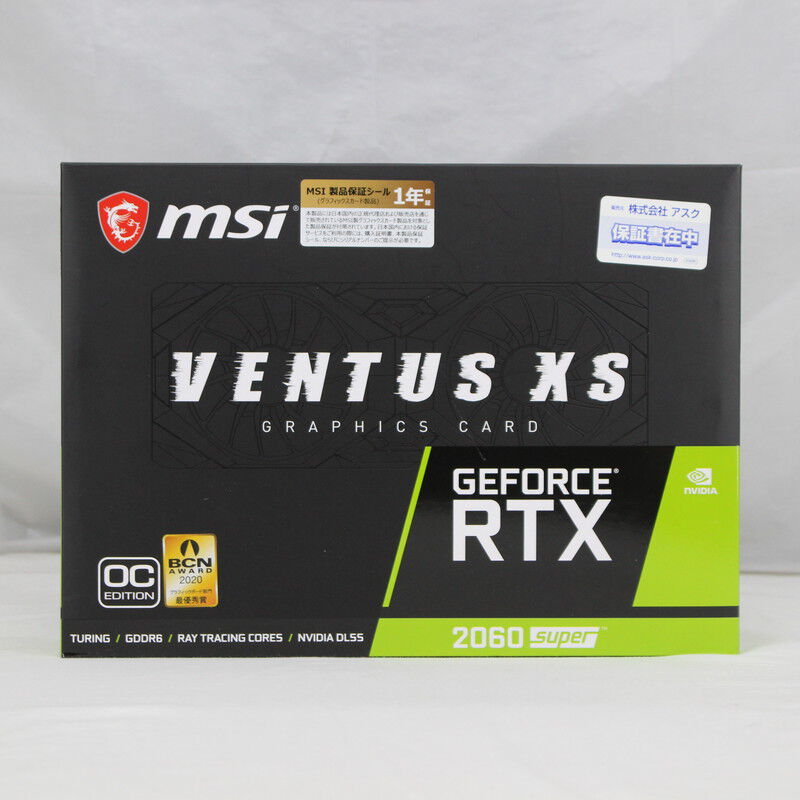 中古 MSI GeForce RTX 2060 SUPER VENTUS XS J OC（RTX 2060
