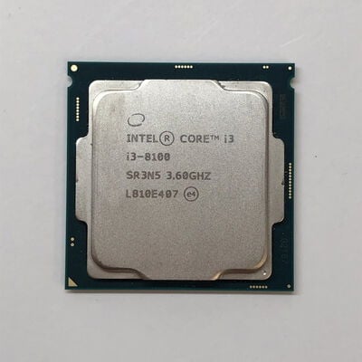 【津ラッツ店】中古  INTEL Core i3 8100 (1151/3.60GHz/6M/C4/T4) 136202 