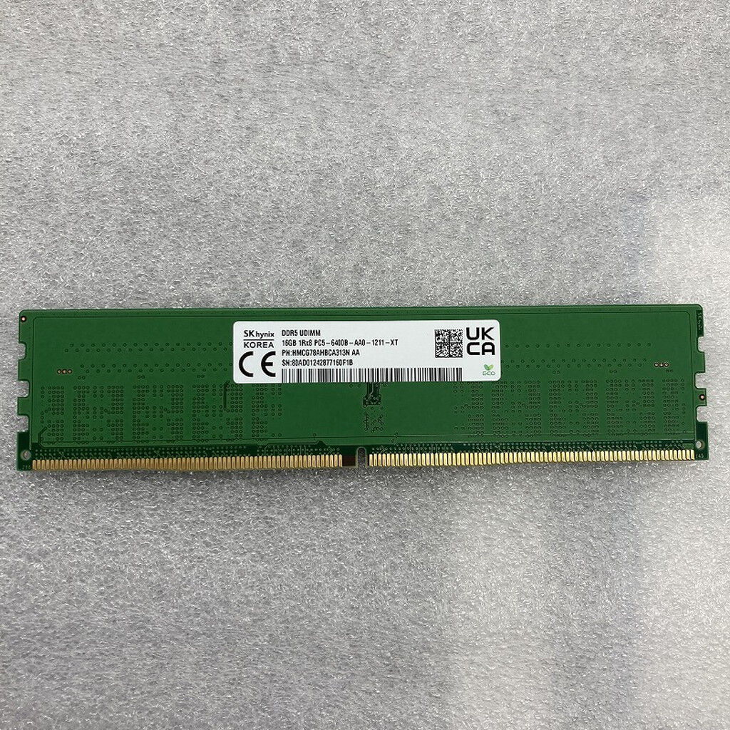 中古 Hynix HMCG78AHBCA (DDR5 PC5-51200 16GB) 198921 （372446
