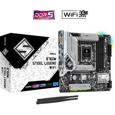 ASRock  B760M Steel Legend WiFi (B760 1700 MicroATX) 