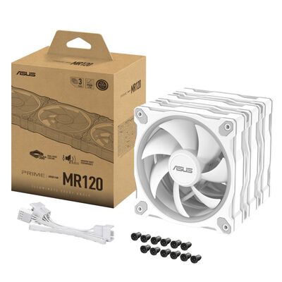 ASUS  MR120 ARGB FAN WHITE 3IN1 (120mm ホワイト 3個パック) 