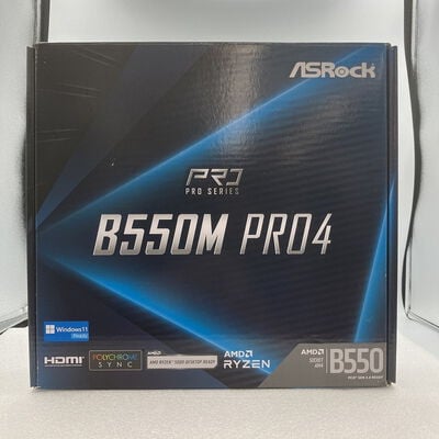 【新潟店】中古  ASRock B550M Pro4 (B550 AM4 mATX DDR4) 142938 