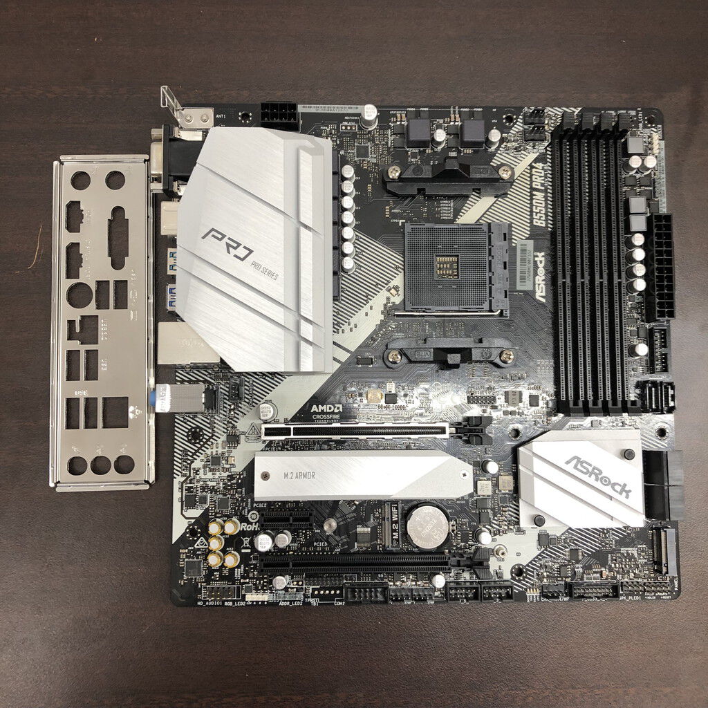 中古 ASRock B550M Pro4 (B550 AM4 mATX DDR4) 142938 （352636