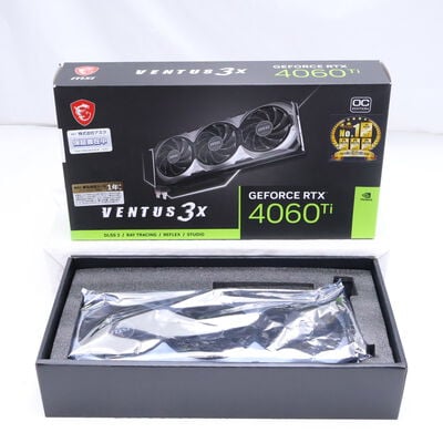 【通販センター】中古  MSI GeForce RTX 4060 Ti VENTUS 3X 8G OC?(RTX4060Ti 8GB) 158558 