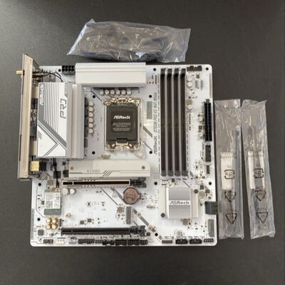 【堺七道店】中古  ASRock B760M Pro RS WiFi WHITE (B760 1700 mATX DDR5) 4660001372 
