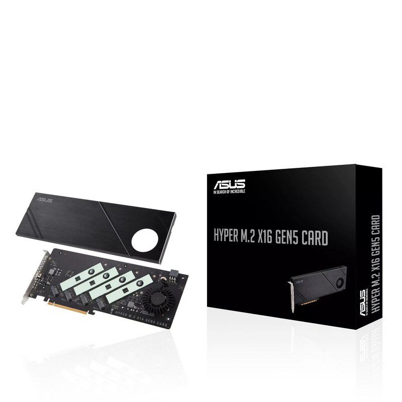 Mページ② カート ASUS HYPER M.2 X16 GEN5 CARD (M.2 SSD拡張カード) ｜ パソコン通販の