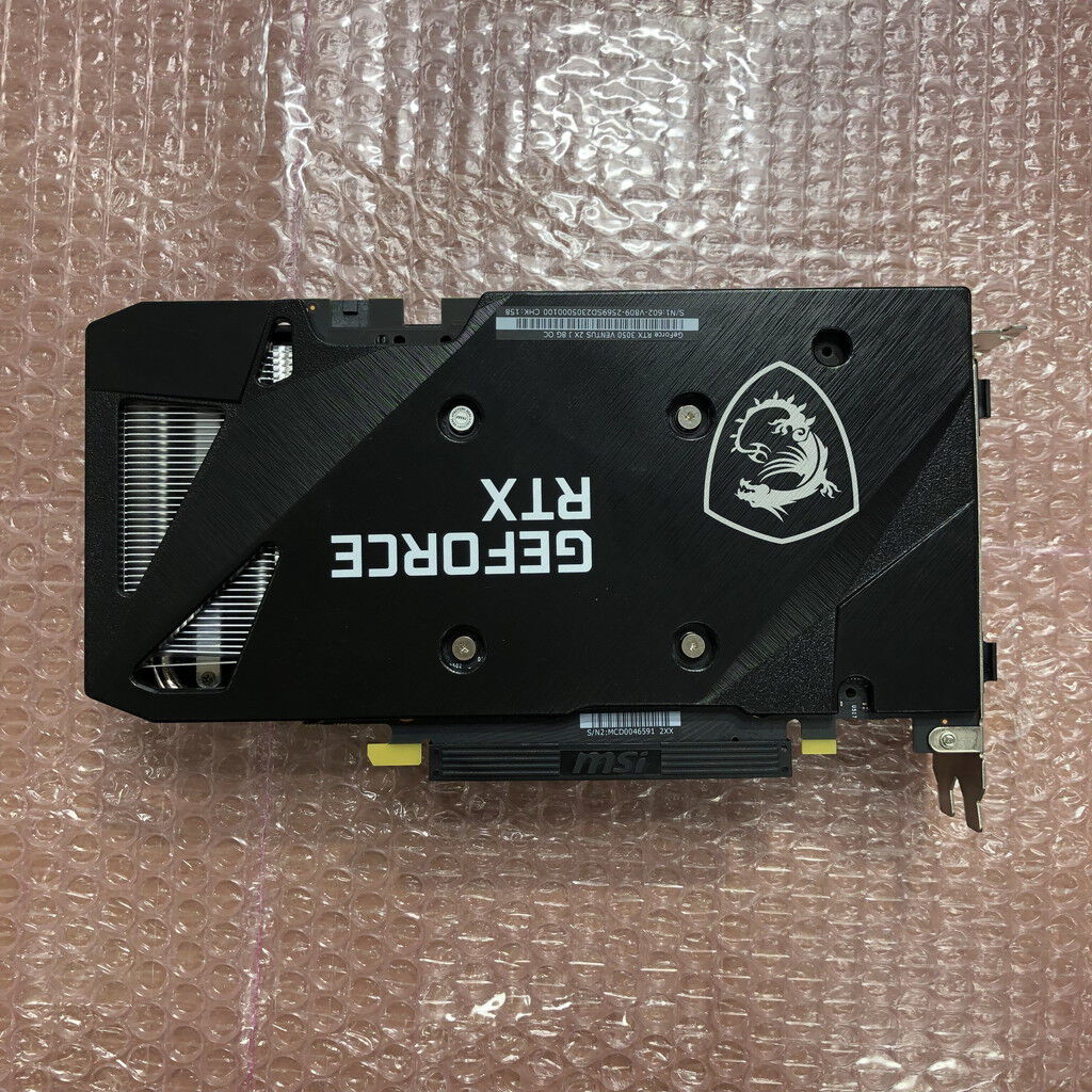 中古 MSI GeForce RTX 3050 VENTUS 2X J 8G OC 5160000523