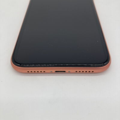 【堺七道店】中古  【SIMロック解除済み】【au】 Apple iPhoneXR 64GB (コーラル)  MT0A2J/A 155336 