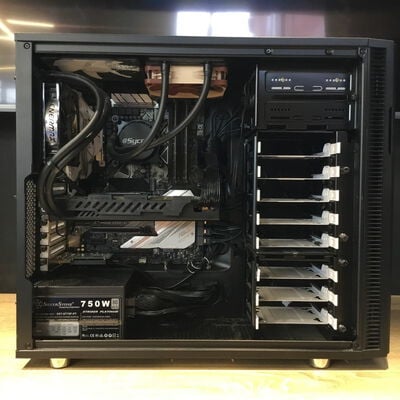 【松山環状枝松店】中古  Sycom DESKTOP-UNJS7SO(i7 8700K/16GB/SSD480GB+240GB+64GB/DVD-MULTI/GTX1080Ti 11GB/W10P) 187309 