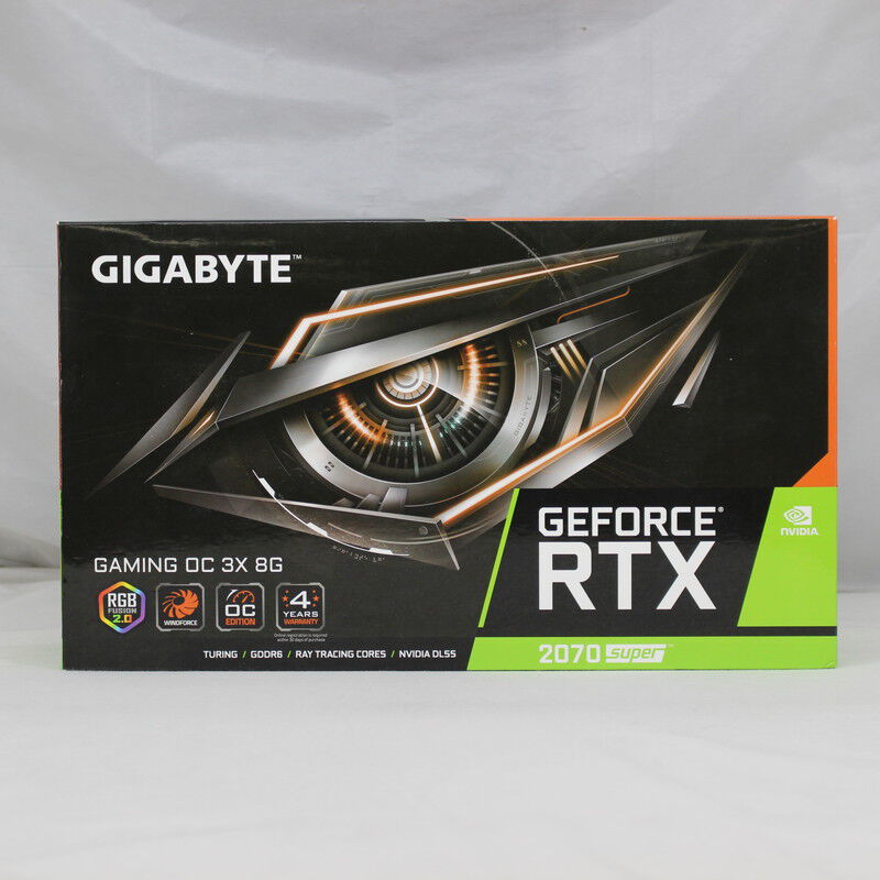 【中古】GIGABYTE　RTX 2070 super　ギガバイトゲーミング3連 GeForce® RTX 2070 SUPER™ GAMING OC 3X WHITE 8G (rev. 1.0/1.1
