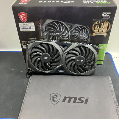 【大宮店】中古  MSI GeForce RTX 3060 VENTUS 2X 12G OC (RTX3060 12GB) 144777 