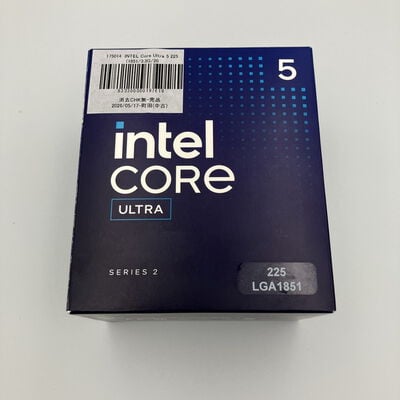 【町田店】中古  INTEL Core Ultra 5 225 (1851/3.3G/20M/C10/T10) 175014 