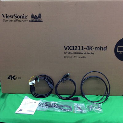 【川崎店】中古  ViewSonic VX3211-4K-MHD-7 32インチワイド液晶モニタ （4k 3840x2160） 3170007401 