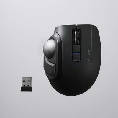 エレコム  M-MT1MRSBK (bitra USB無線/Bluetoothトラックボール 5ボタン/親指操作) 