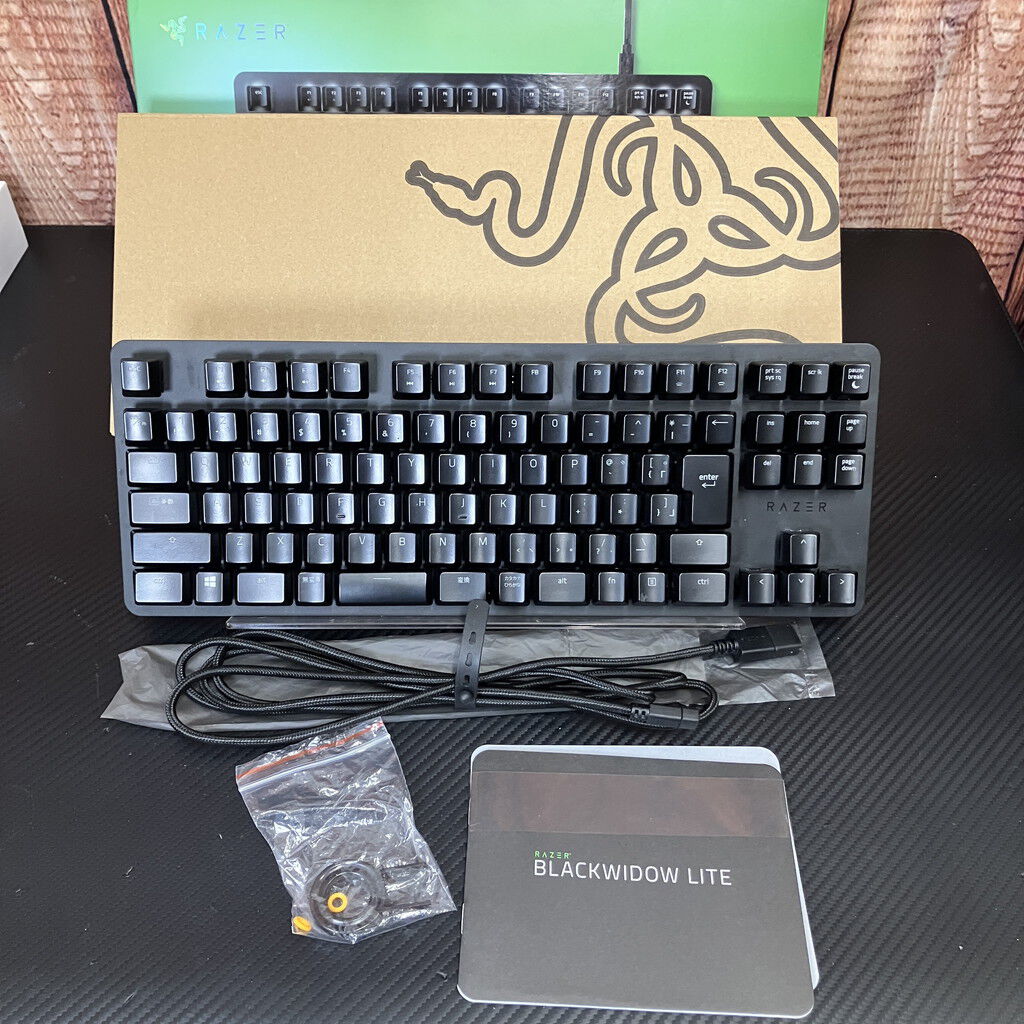 中古 Razer BlackWidow Lite JP RZ03-02640700-R3J1 オレンジ軸