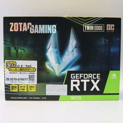 【札幌店】中古  ZOTAC GAMING GeForce RTX 3070 Twin Edge OC ZT-A30700H-10P (RTX3070 8G) 143904 
