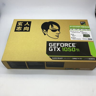 【宇都宮鶴田店】中古  玄人志向 GF-GTX1050Ti-4GB/OC/SF(GTX1050Ti 4G GDR5) 133575 