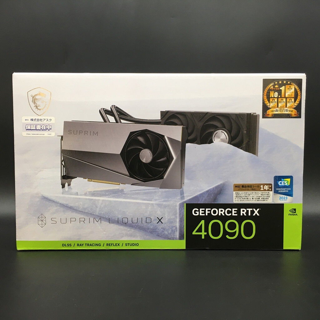 中古 MSI GeForce RTX 4090 SUPRIM LIQUID 24G (RTX4090 24GB) 189018