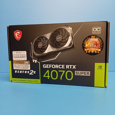 【大須店】中古  MSI GeForce RTX 4070 SUPER 12G VENTUS 2X OC (RTX4070 SUPER 12GB) 163393 