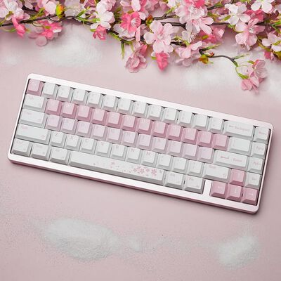 Varmilo(アミロ)  Muse Sakura VYU67 ANSI Gateron&Varmilo Magnet White switch (vm-vyu67-a113-gvmw) 