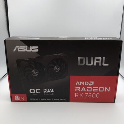 【甲府飯田店】中古  ASUS DUAL-RX7600-O8G-V2 (RX7600 8G) 162744 
