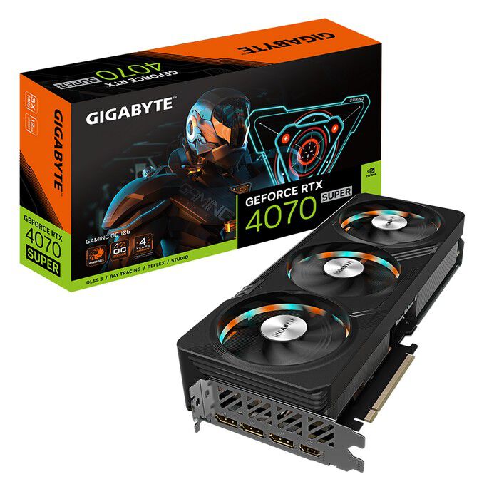 GIGABYTE GV-N407SGAMING OC-12GD (GeForce RTX 4070 SUPER 12GB