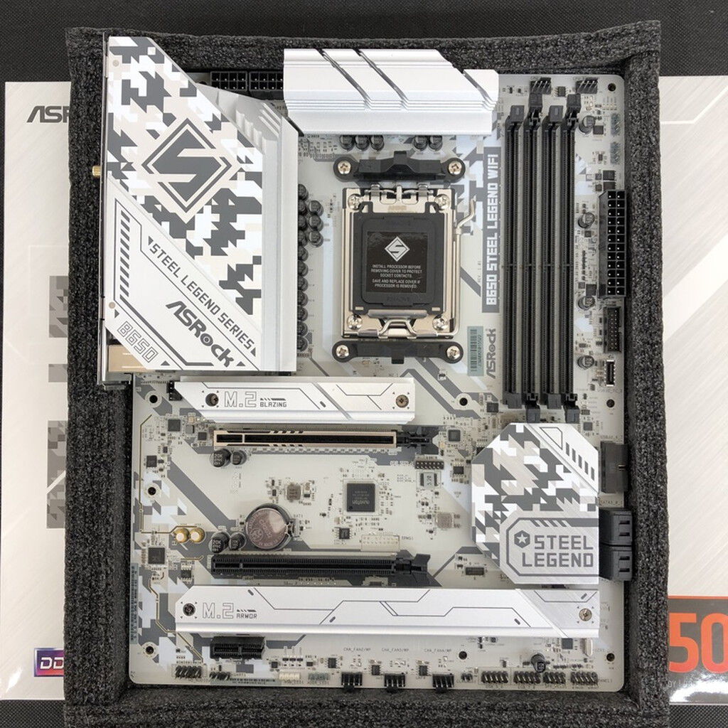 中古 ASRock B650 Steel Legend WiFi (B650 AM5 ATX) 168306