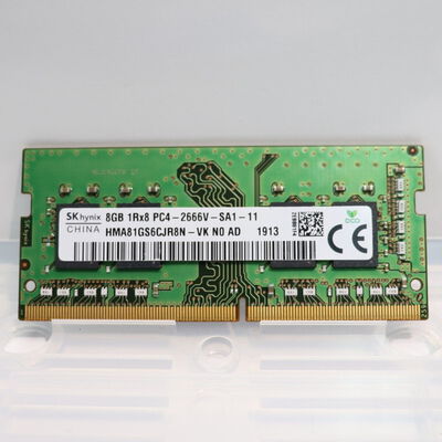 【札幌店】中古  PC4-21300 8GB ノート用(DDR4-2666) 150695 