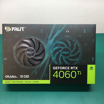 【佐賀南部バイパス店】中古  Palit NE6406T019P1-1060D (RTX4060Ti Dual 8G) 175562 