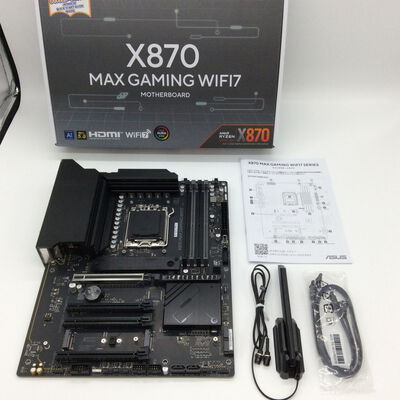 【浜松店】中古  ASUS X870 MAX GAMING WIFI7 (X870 AM5 ATX DDR5) 1460030056 