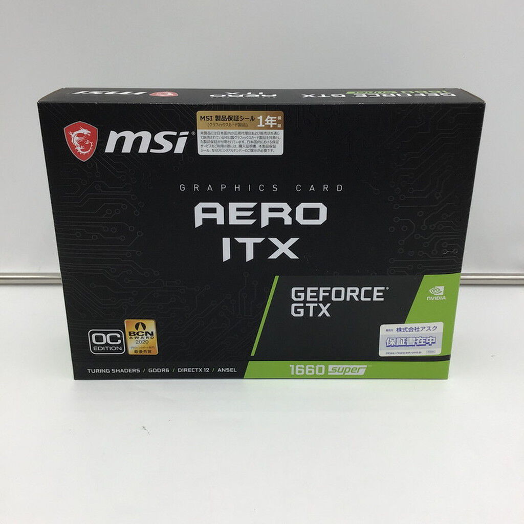 中古 MSI GeForce GTX 1660 SUPER AERO ITX OC (GTX1660 SUPER) 141207