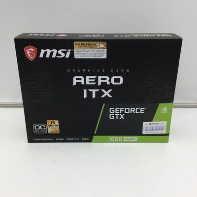 【白山FM松任店】中古  MSI GeForce GTX 1660 SUPER AERO ITX OC (GTX1660 SUPER) 141207 