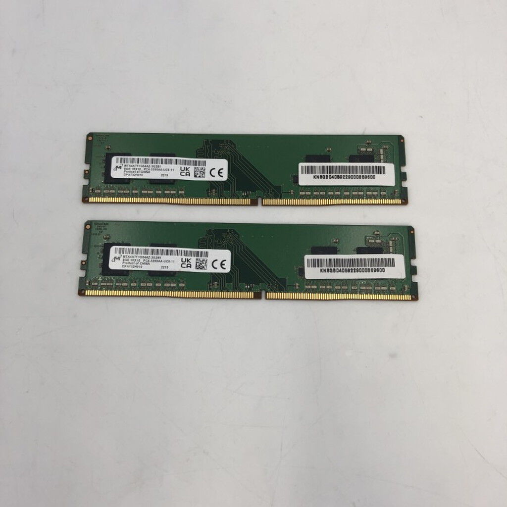 中古 8GB 2枚組(合計16GB) PC4-25600/DDR4-3200 デスクトップ用 190923