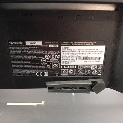 【大須店】中古  Viewsonic XG2431 (23.8"W 2H1DP 1ms IPS 240Hz) 3120021654 