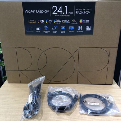 【甲府飯田店】中古  ASUS PA248QV (24.1"W 1A1H1DP 5ms IPS WUXGA) 4720002651 