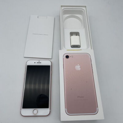 【大分店】中古  【SIMロック解除済み】【SoftBank】 iPhone7 32GB (ローズゴールド)MNCJ2J/A 155132 