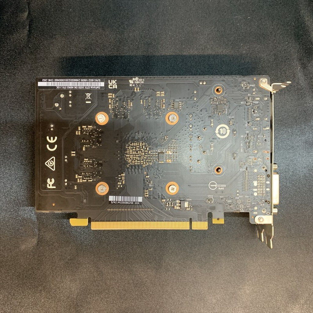 中古 MSI GTX 1650 D6 AERO ITX J OC（GTX1650/4GB/GDDR6） 3400009294